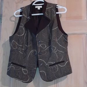 Tweed vest